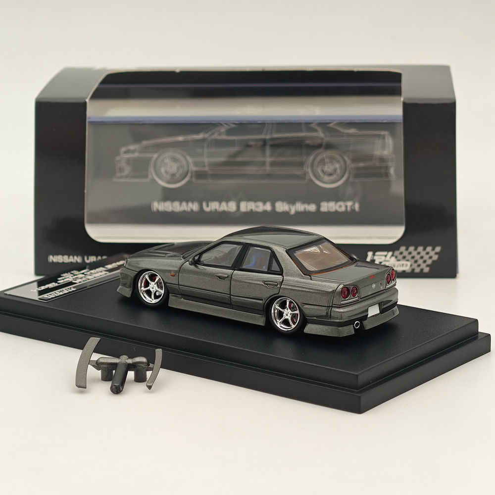 Mortal & OM 1/64 Nissan ER34 uras SKYLINE Diecast Toy Car