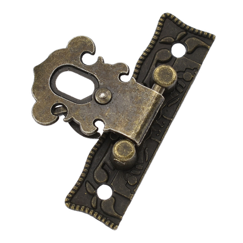 Schloss Antike Rechteck Gold Bronze Truhe Schrank Doke Chinesische Stil