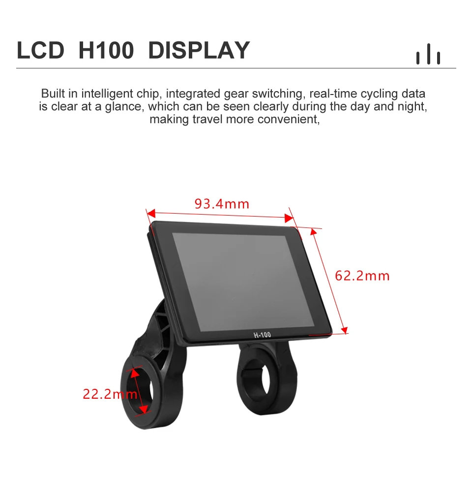 Écran LCD Smart Pour Trottinette Électrique - Compatible 24V à 60V