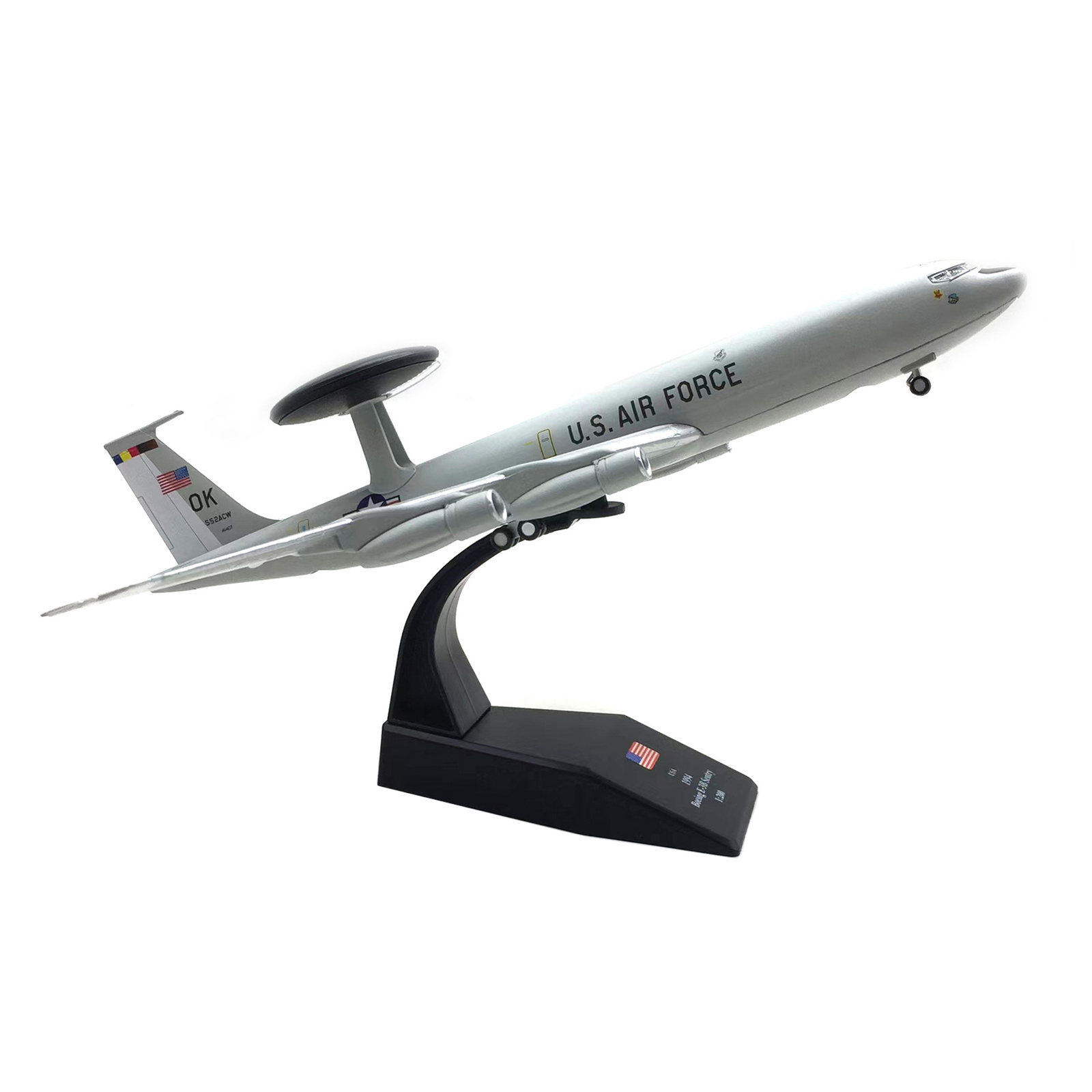 1/200 Scale US E-3 E3 Sentry AWACS Early Warning Alloy Aircraft