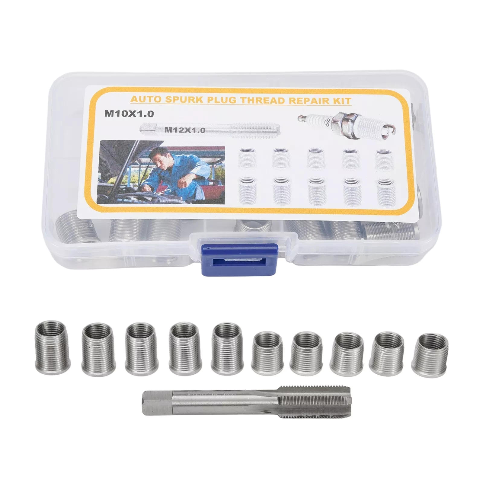 1Set Universal Spark Plug Thread Repair Tool Accessories with