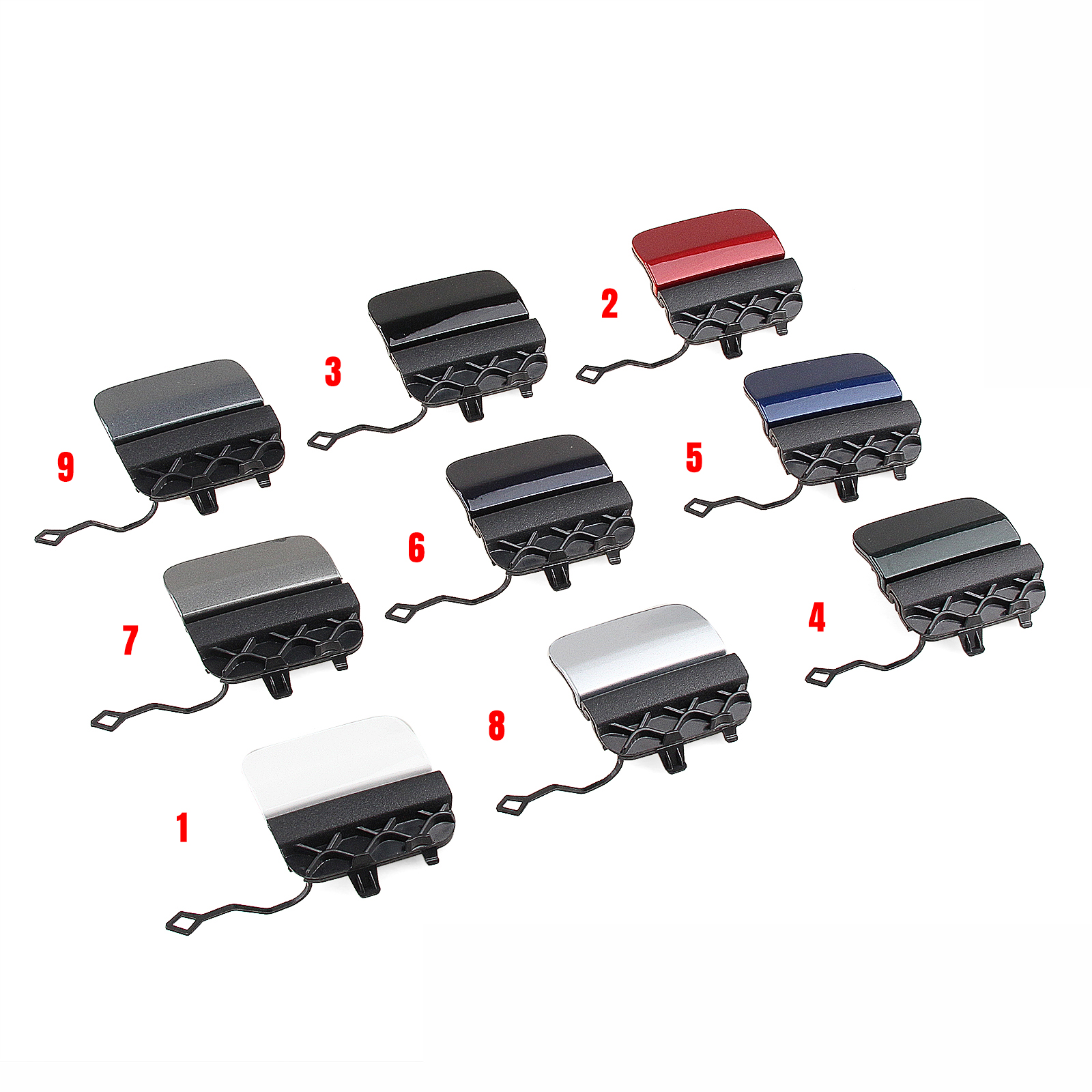 パーツ mercco Rear Bumper Tow Hook Cover For Mercedes Benz W205 C43 Sport 15-18