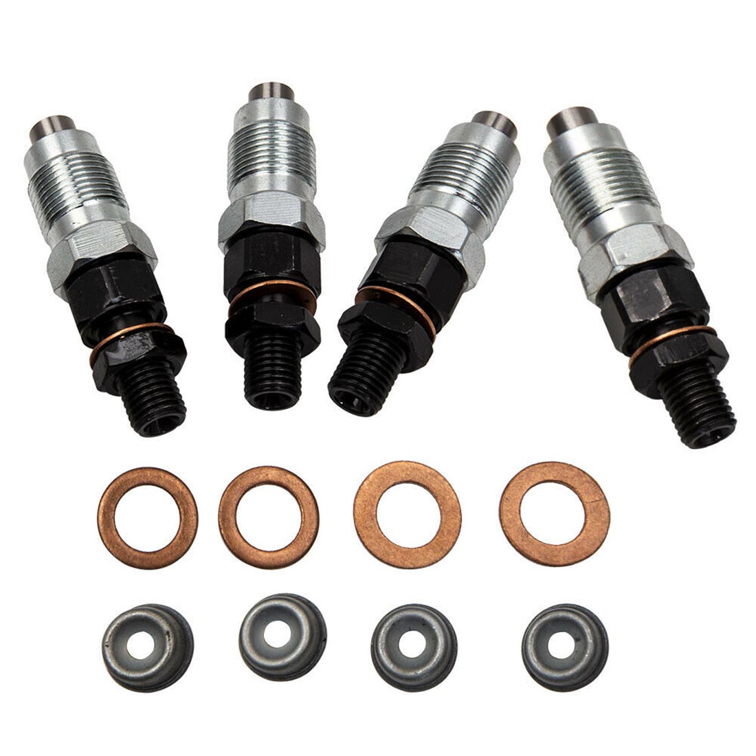 4-Pack Fuel Injectors For Kubota V2203 V2003 V1903 D1703 Engines - 16454-53905