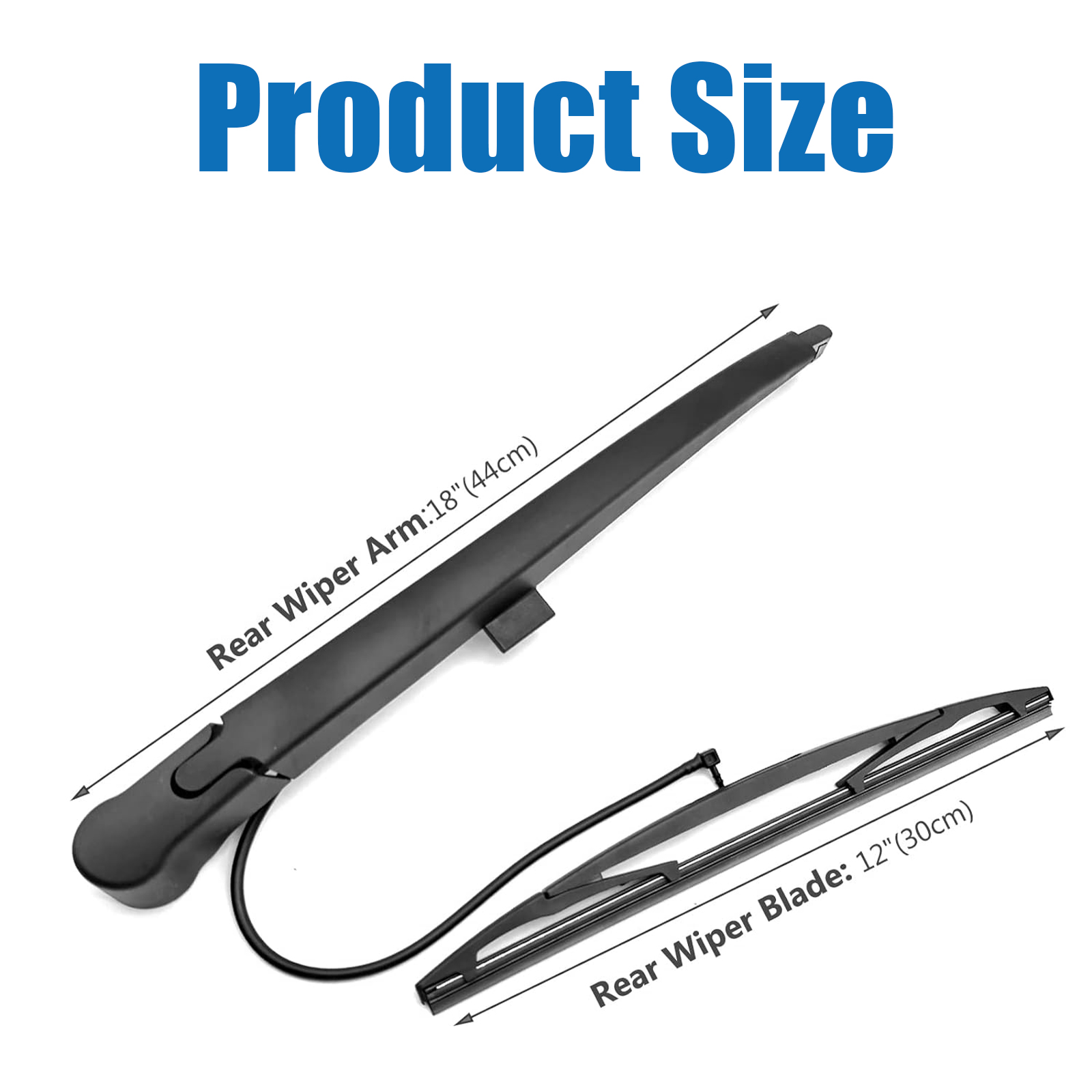 Rear Window Wiper Arm Blade Set Replacement For Cadillac Escalade,GMC