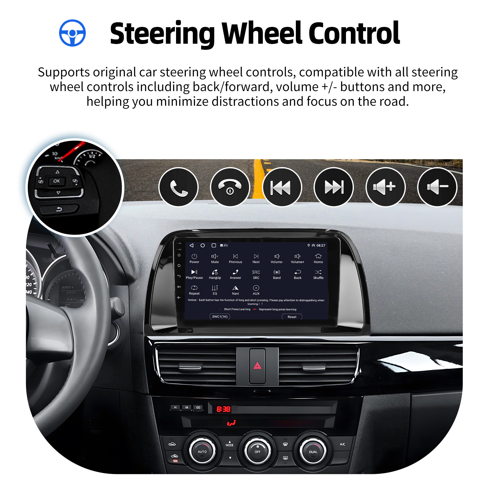 Steering wheel control