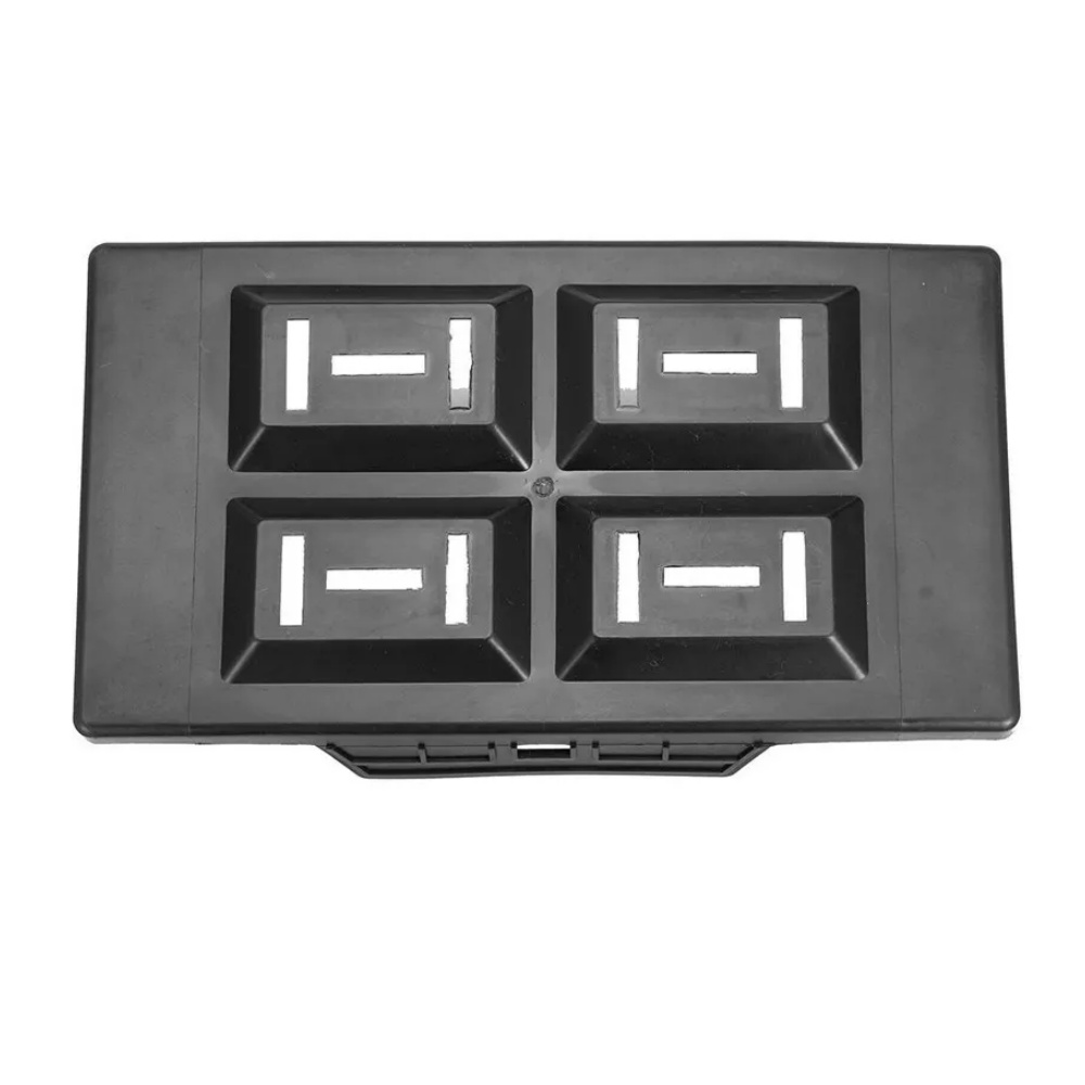 ABS Black Car Storage Battery Holder Hold Tray Adjustable Bracket - Foto 10