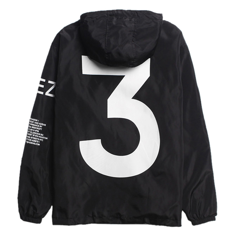 Popular Limited Edition yzy Streetwear Windbreaker Thin Pablo Jacket | eBay