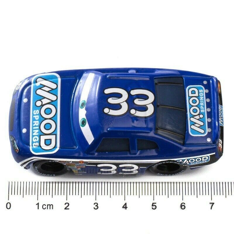 2 Pack Mattel Disney Pixar Cars NO.33 Mood Springs Racer+No.35