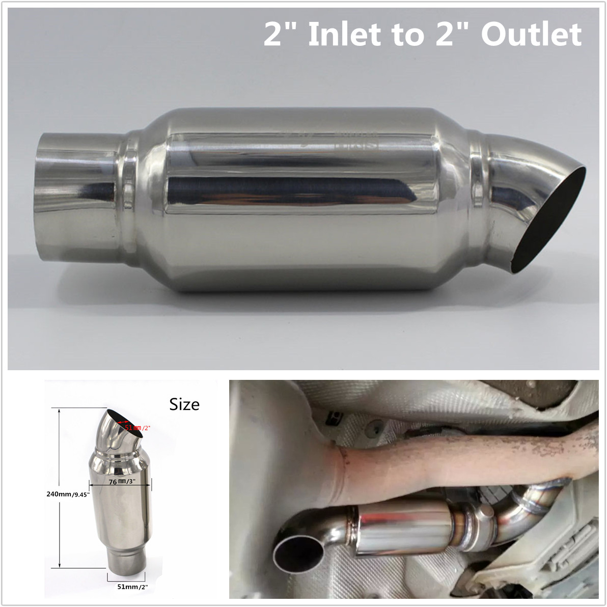 2 exhaust muffler