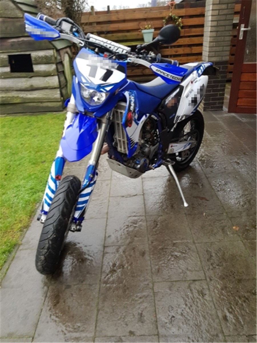 Universal Blue Motocross Off Road Headlight Fairing For Yamaha WR450F