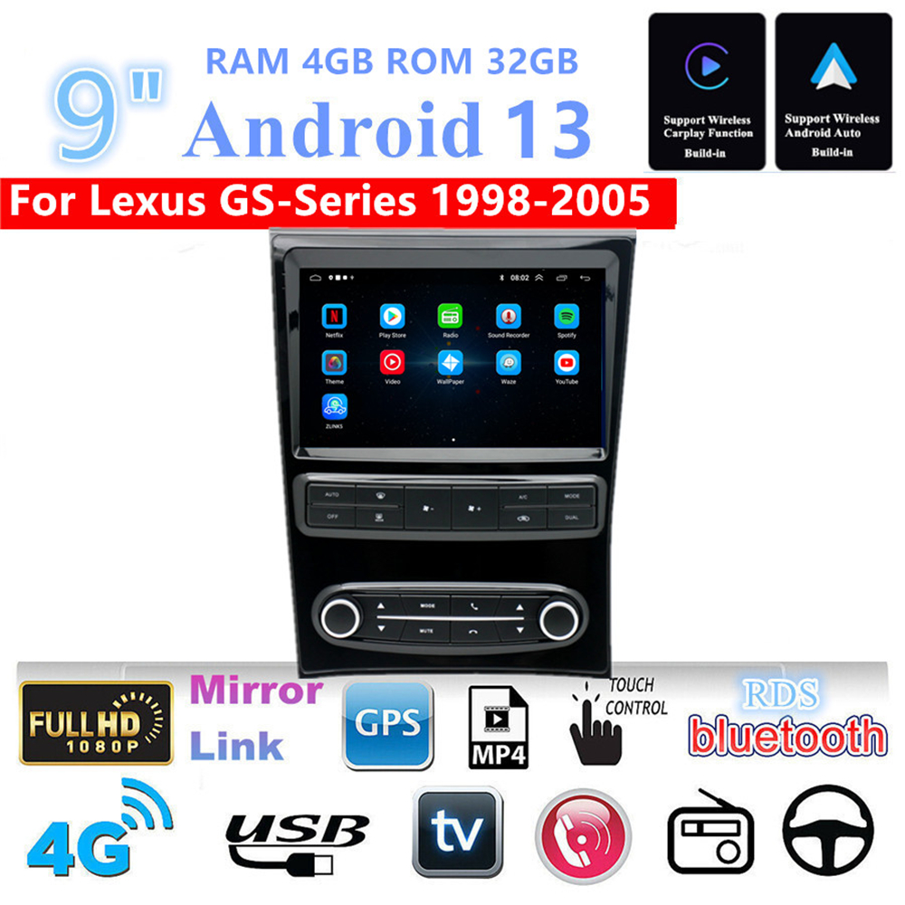 thumbnail image 2 of Single DIN / Double DIN Car Stereo Install Kit For 1998-2005 Lexus GS 300/400/430 – American International 2 of 3