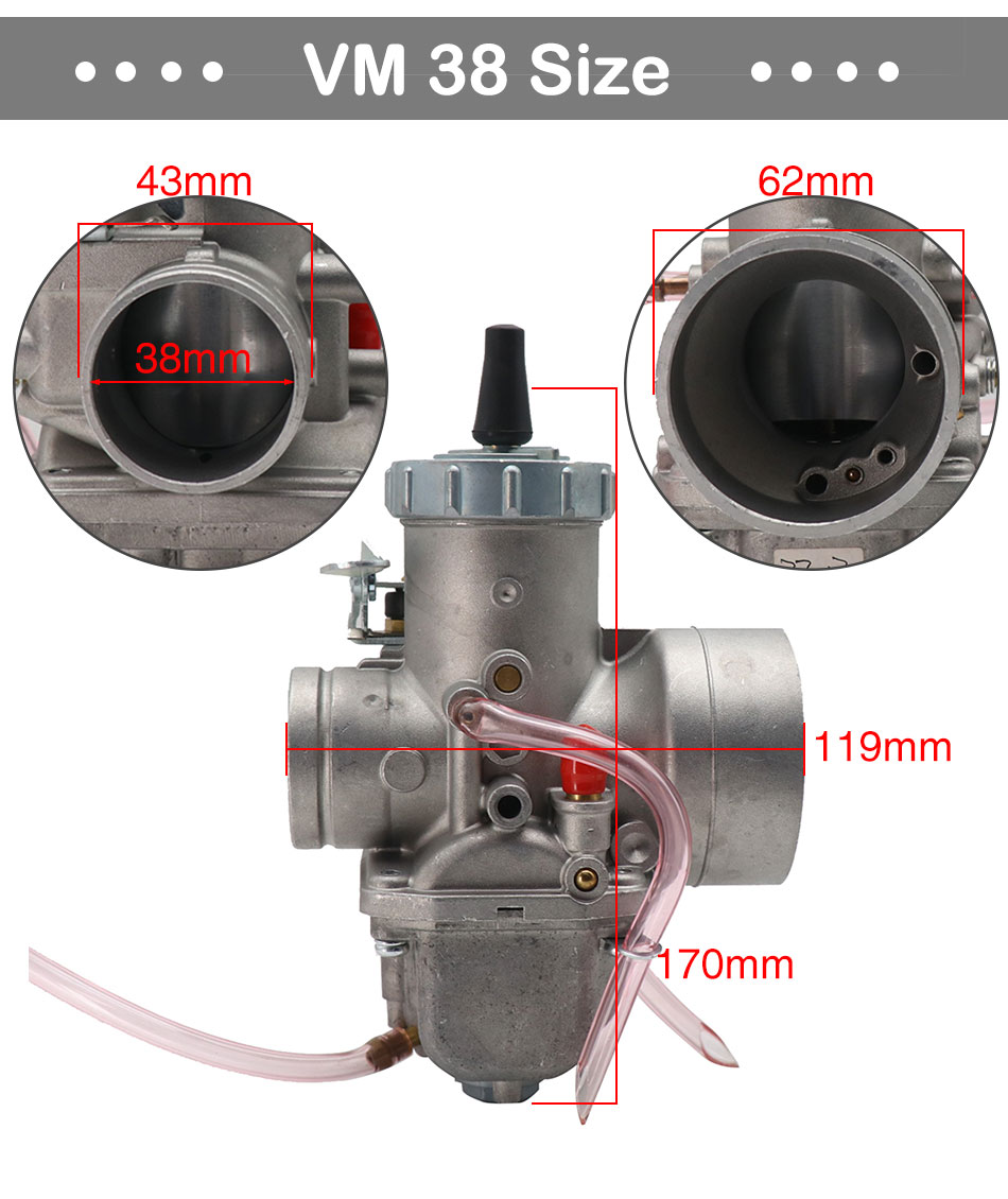 38 ヘタミュ アメリカ Amazon.com: Genuine Real Mikuni 38mm Round Slide Spigot Type