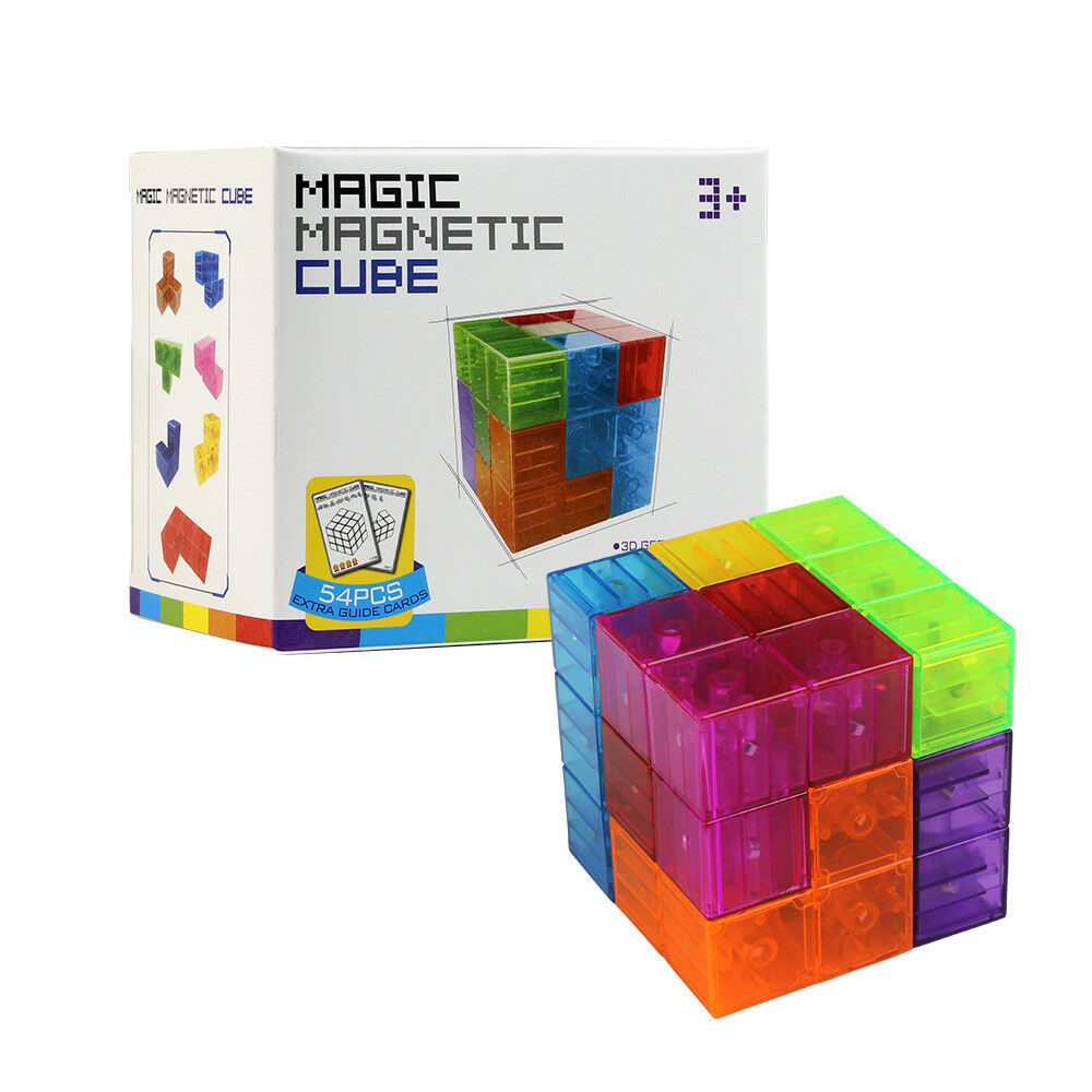 3d magic magnetic building tiles