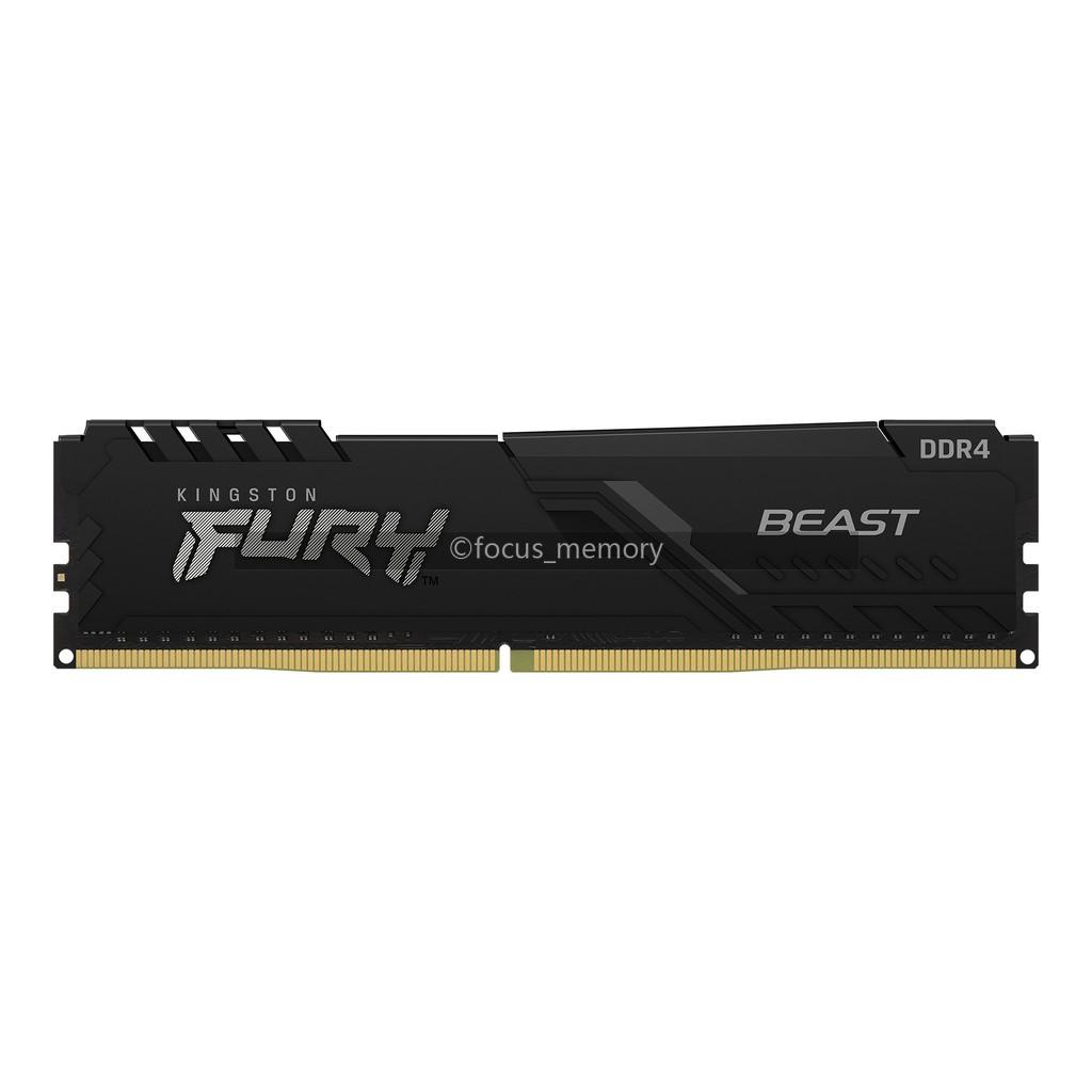 KINGSTON FURY BEAST 16GB×2枚 DDR4 2666MHz Kingston FURY Beast RGB 16GB Gaming RAM KIT (2x8GB) 3600MHz DDR4