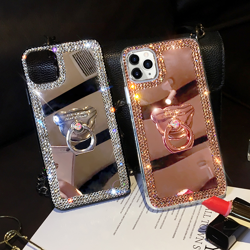 For iPhone 16 Pro Max 15 14 13 12 11 XS XR Sparkle Bling