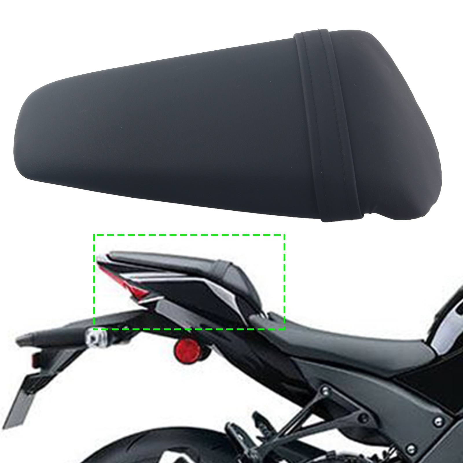 Rear Passenger Pillion Seat Fit For Kawasaki Ninja ZX10R ZX-10R 10