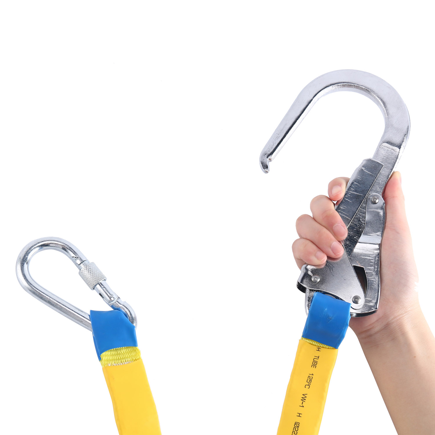 Climbing Safety Harness Belt with Carabiner Buckle for Rock Climbing Rappelling eBay