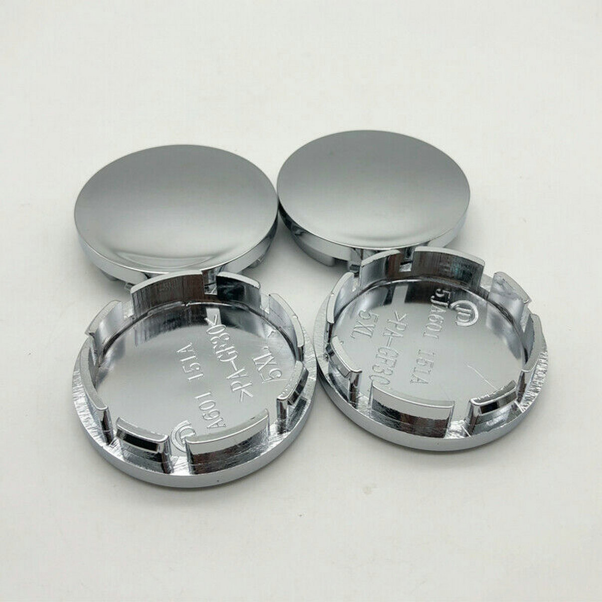 Pcs Mm Universal Car Wheel Center Caps Hub Tyre Rim Hub Cap ABS Chrome Cover EBay