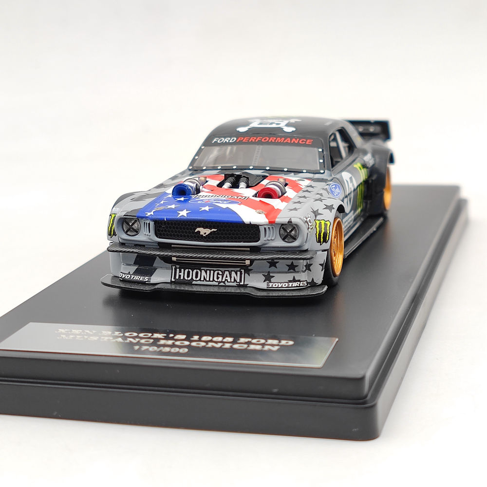 1/18 TopM FORD USA MUSTANG HOONIGAN COUPE 1965 KEN BLOCK #43 Resin Models  Car Gift