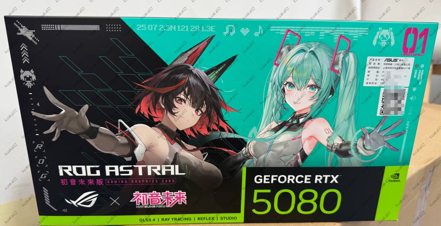 ROG Strix GeForce RTX 5080 Hatsune Miku Edition Graphics/Video