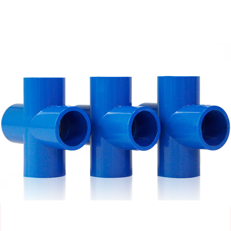 PVC Equal Cross 4way Connectors Pipe Fittings Tube Joint Inner Dia 20