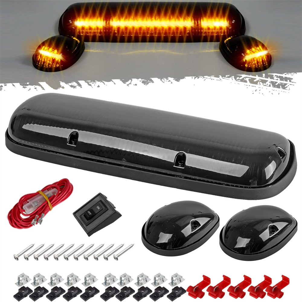 LED Roof Marker Running Lights For 2002-2007 Chevy Silverado & GMC Sierra