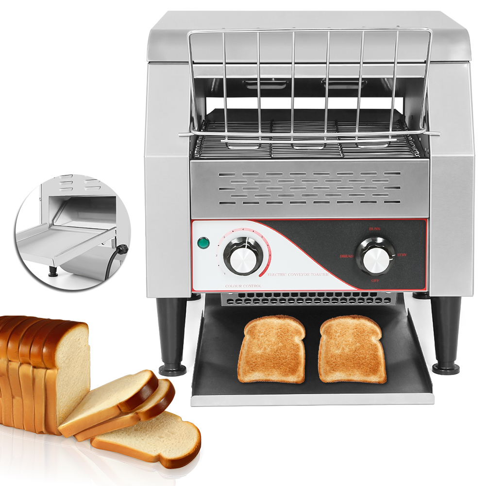 2.2KW Commercial Conveyor Toaster Restaurant Bread Bagel Bakery Self