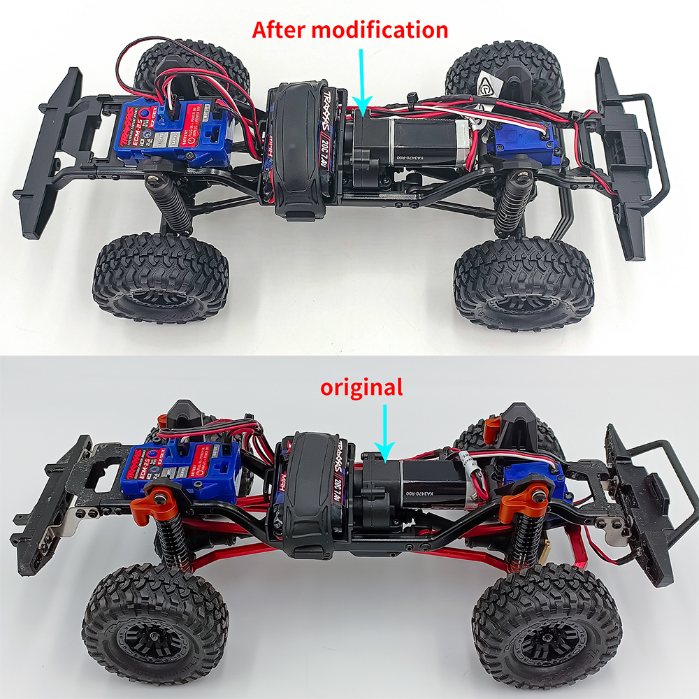 Metal Transmission Gearbox For 1/18 Traxxas TRX4-M RC