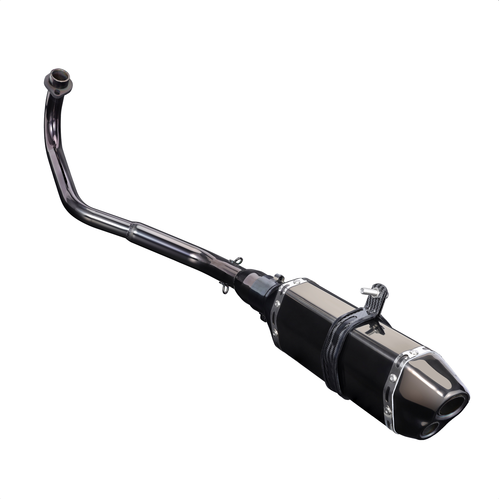 Low Mount Exhaust Slip-on Muffler Pipe Set for Honda Grom