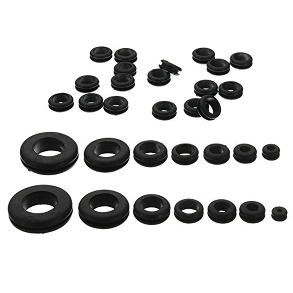Durchführungsstüllen Sortiment-Box Gummi-Tülle Set Kabel Durchlass Satz 180-tlg