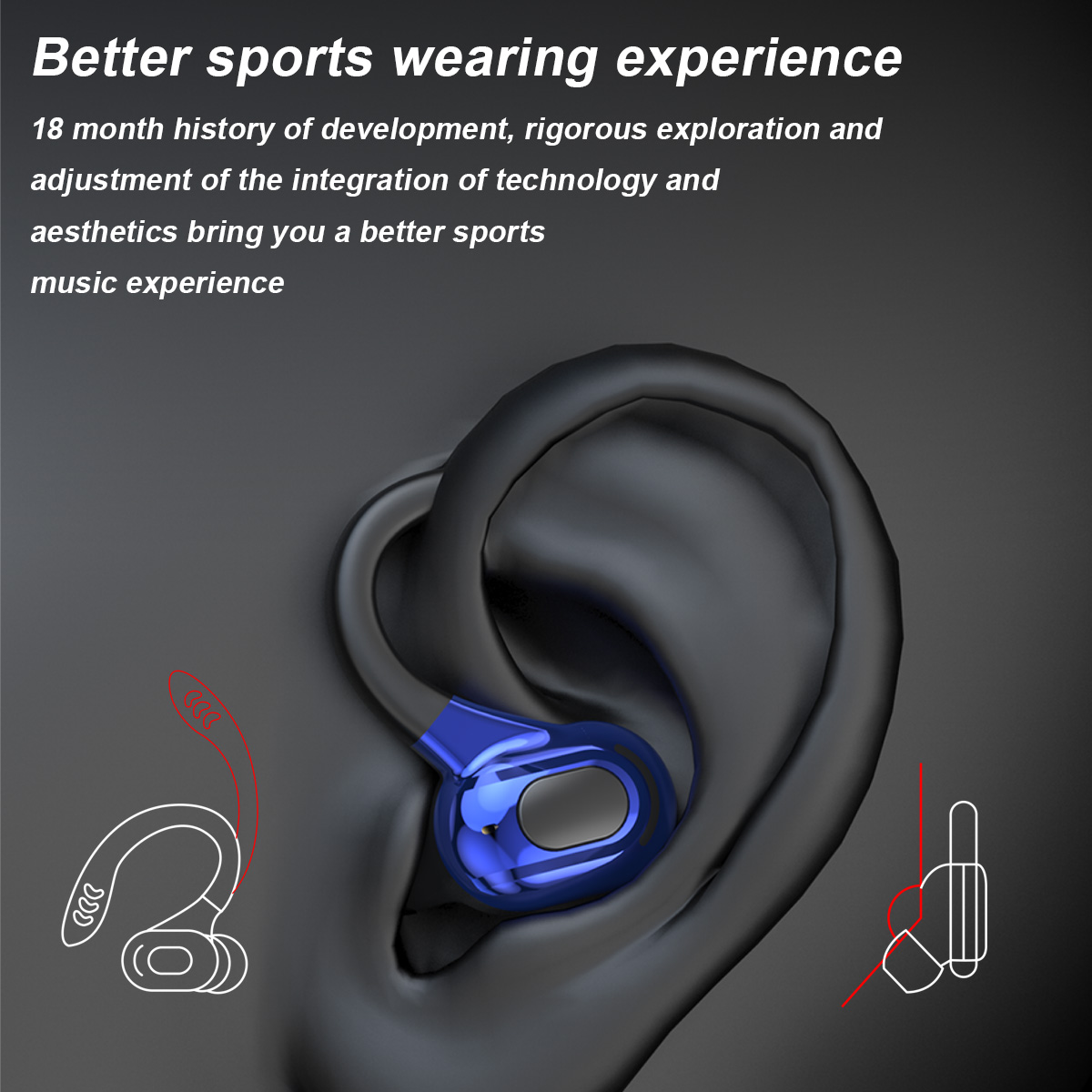 TWS Bluetooth 5.0 Headset Wireless Earphones Earbuds Sports Stereo Headphones