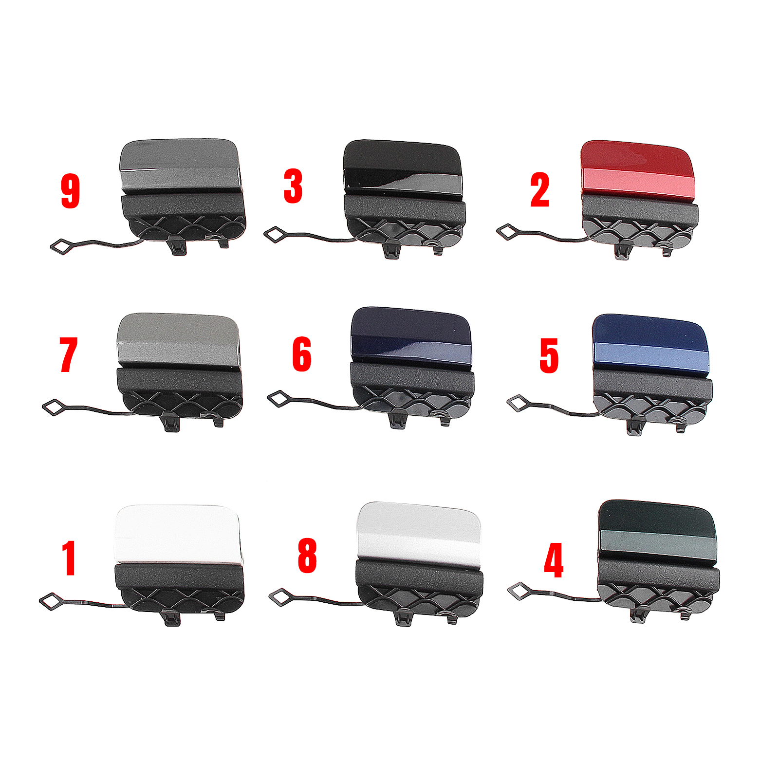 パーツ mercco Rear Bumper Tow Hook Cover For Mercedes Benz W205 C43 Sport 15-18