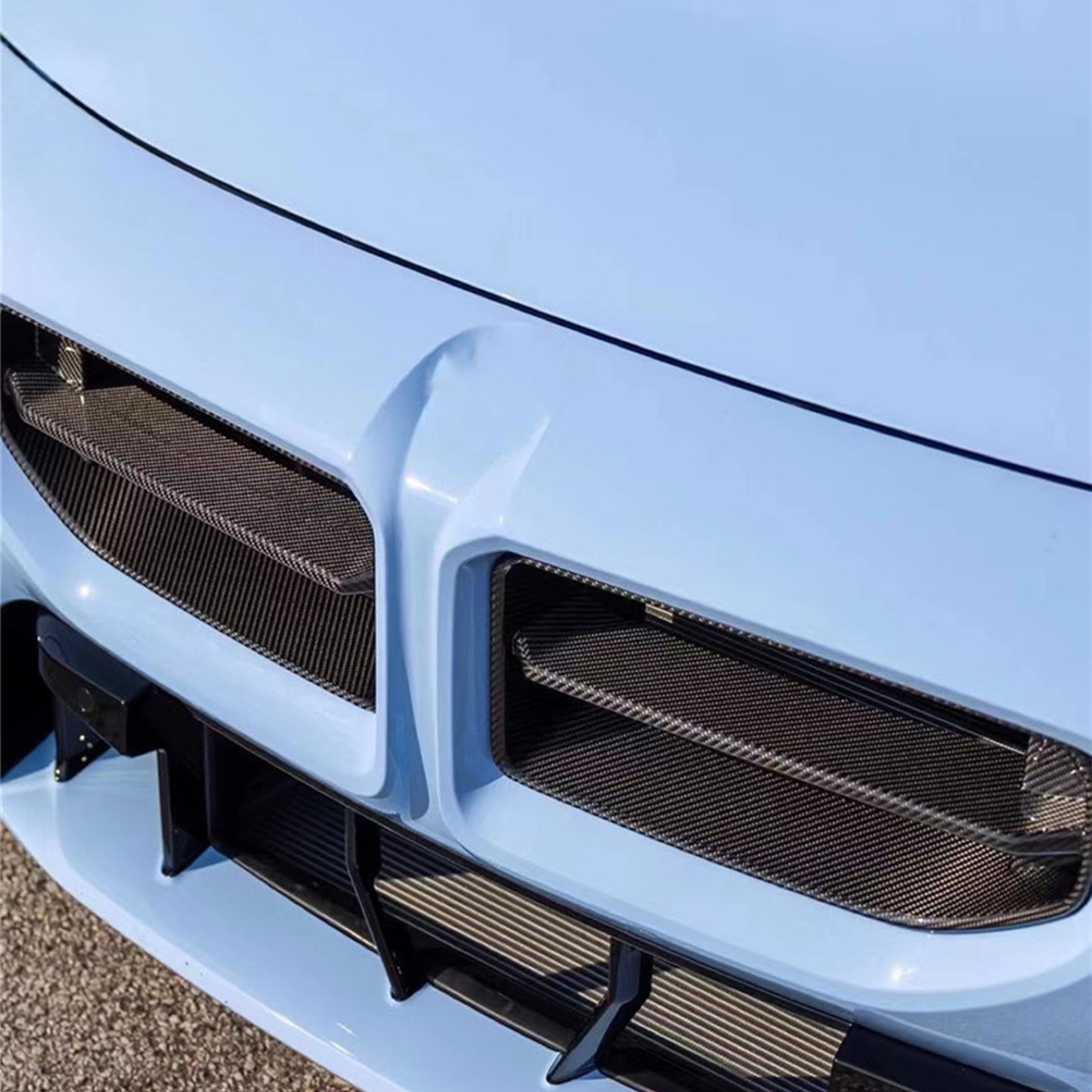 Zoegneer Kühlergrill-Gitter Für BMW G87 M2 - Sportliches Front-Design In Glänzendem Schwarz