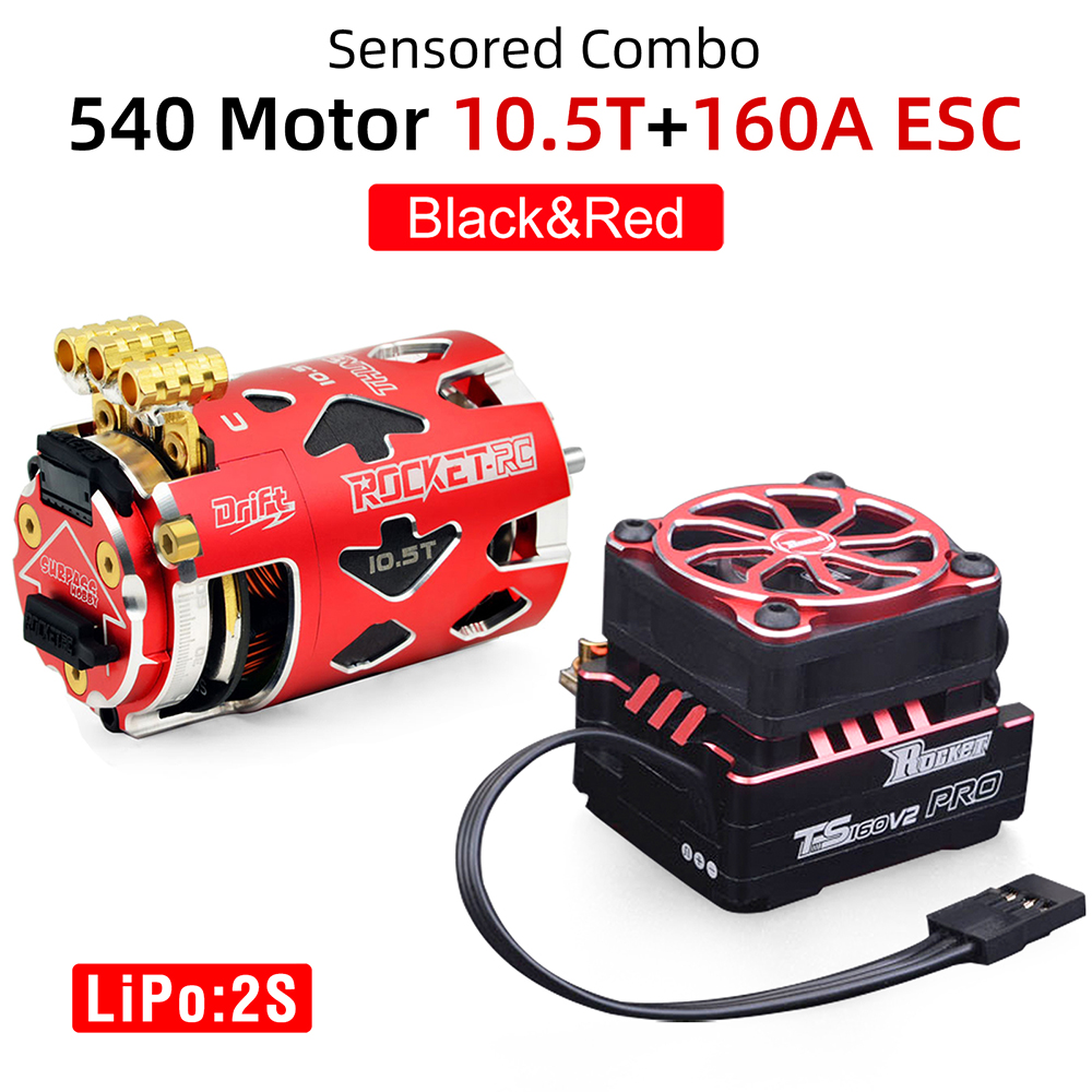 Surpasshobby Rocket 540 V4S motore Brushless con sensore per 1/10 1/12 1/14 RC Drift Racing Car F1 competizione modificato Spec Truck  26