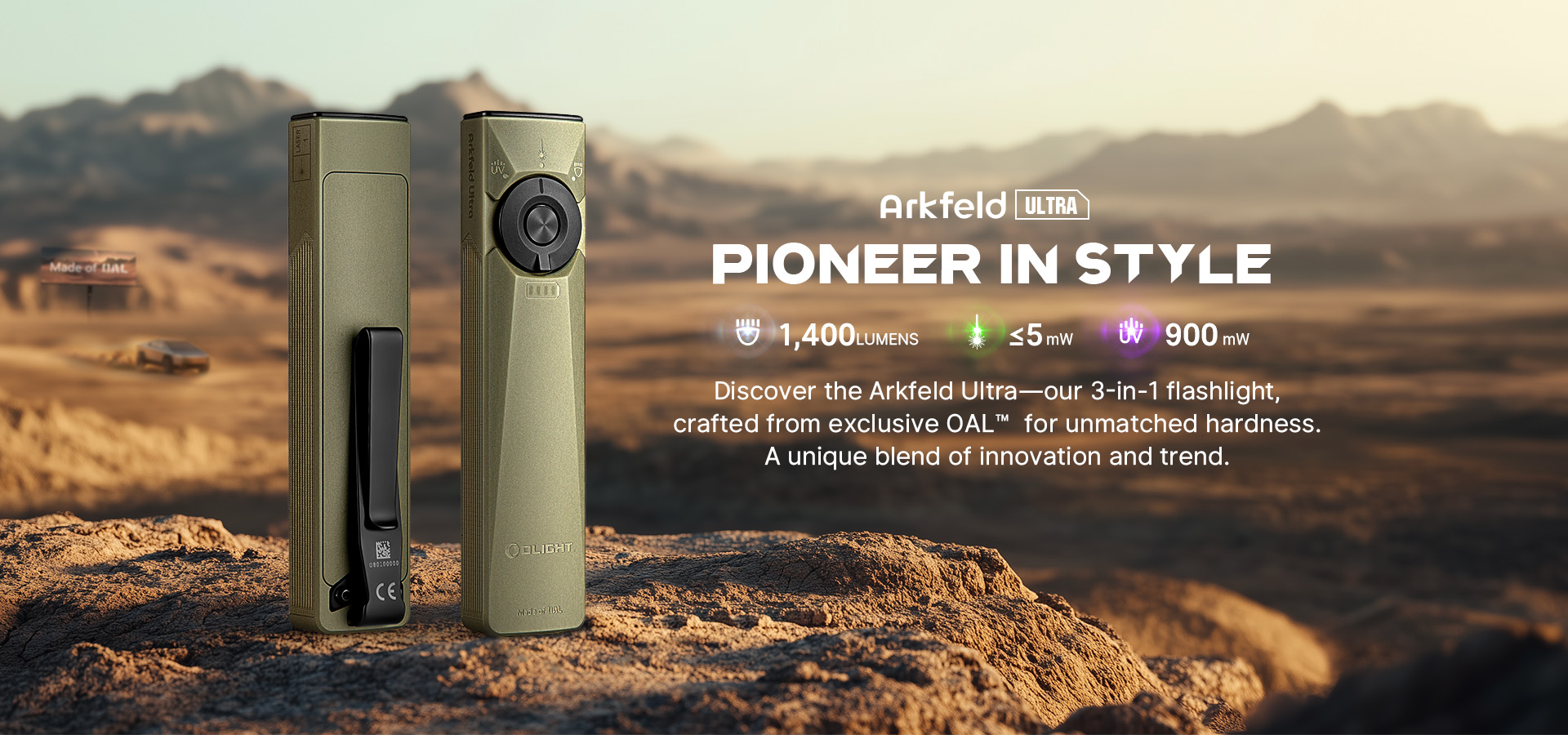 olight Arkfeld Ultra 白色 NW オーライト アークフェルド OLIGHT