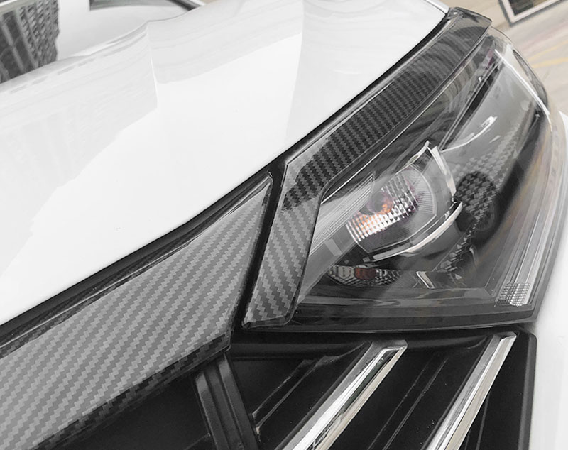 For Volkswagen Jetta Mk7 20192021 Carbon Fiber Grille Grill Engine