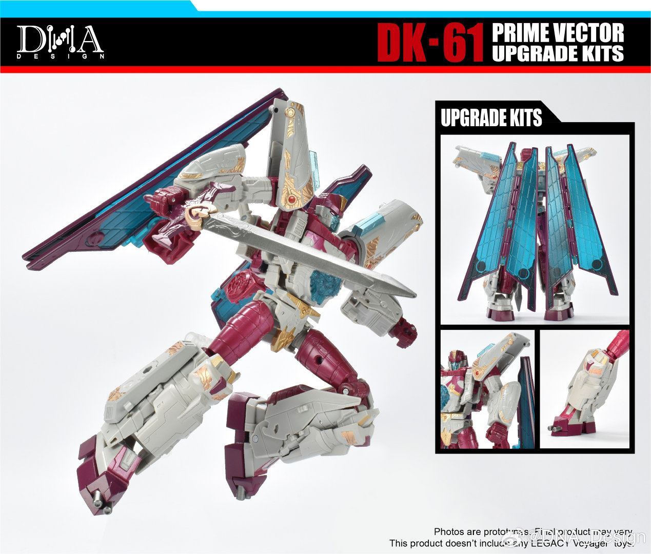 For Legacy Vector Prime Upgrade Kits DNA Design DK-61 Accessories
