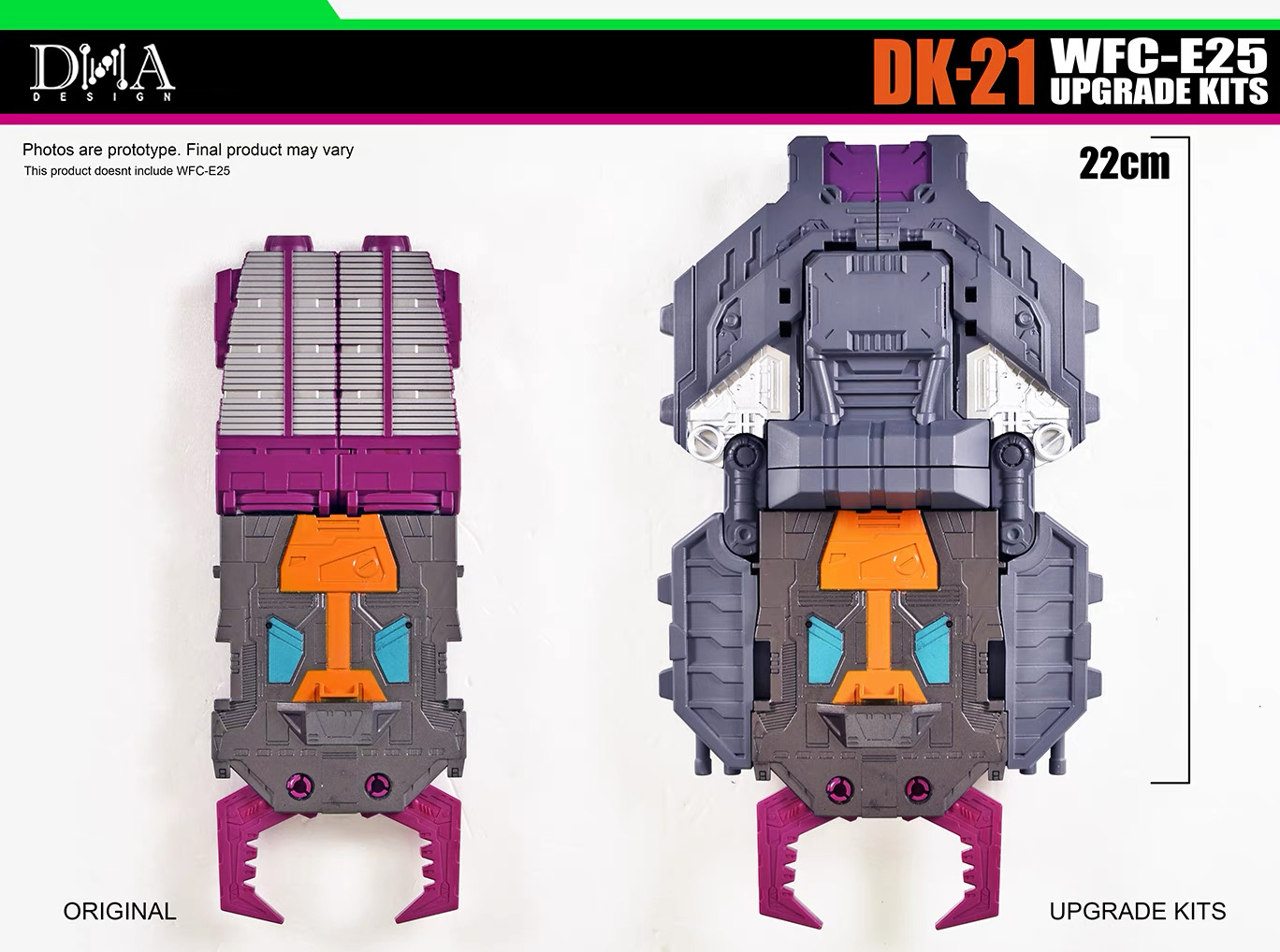 DNA DK-19/DK-21/DK-23 Upgrade Kit For WFC-25 Earthrise Scorponok