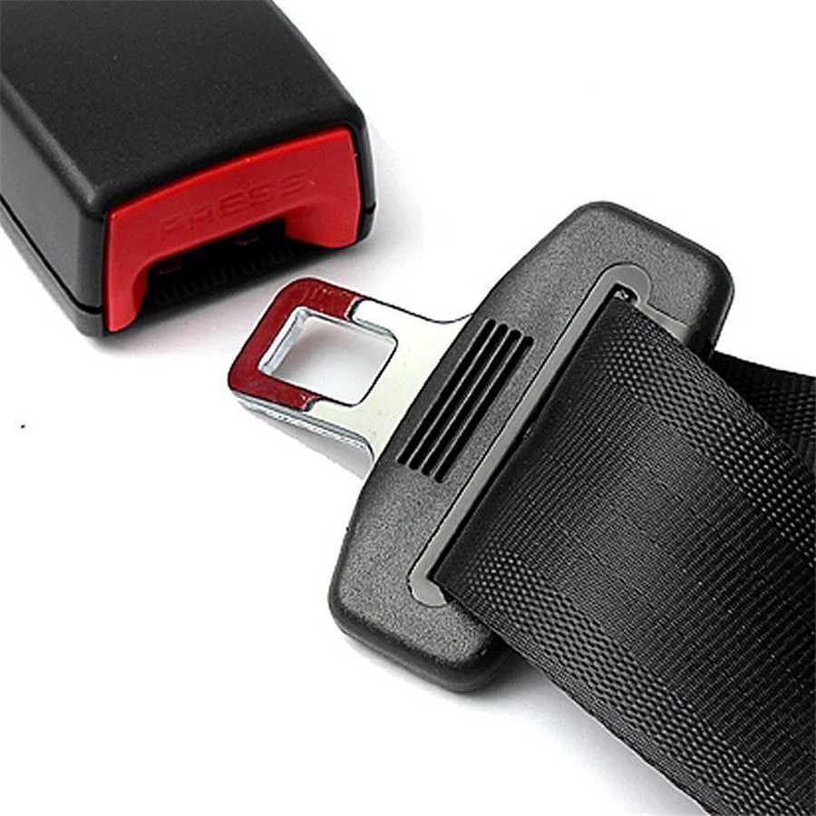 3 Point Auto Retractable Car Safety Seat Belt Buckle Kit Black Strap Signal Wire Ebay