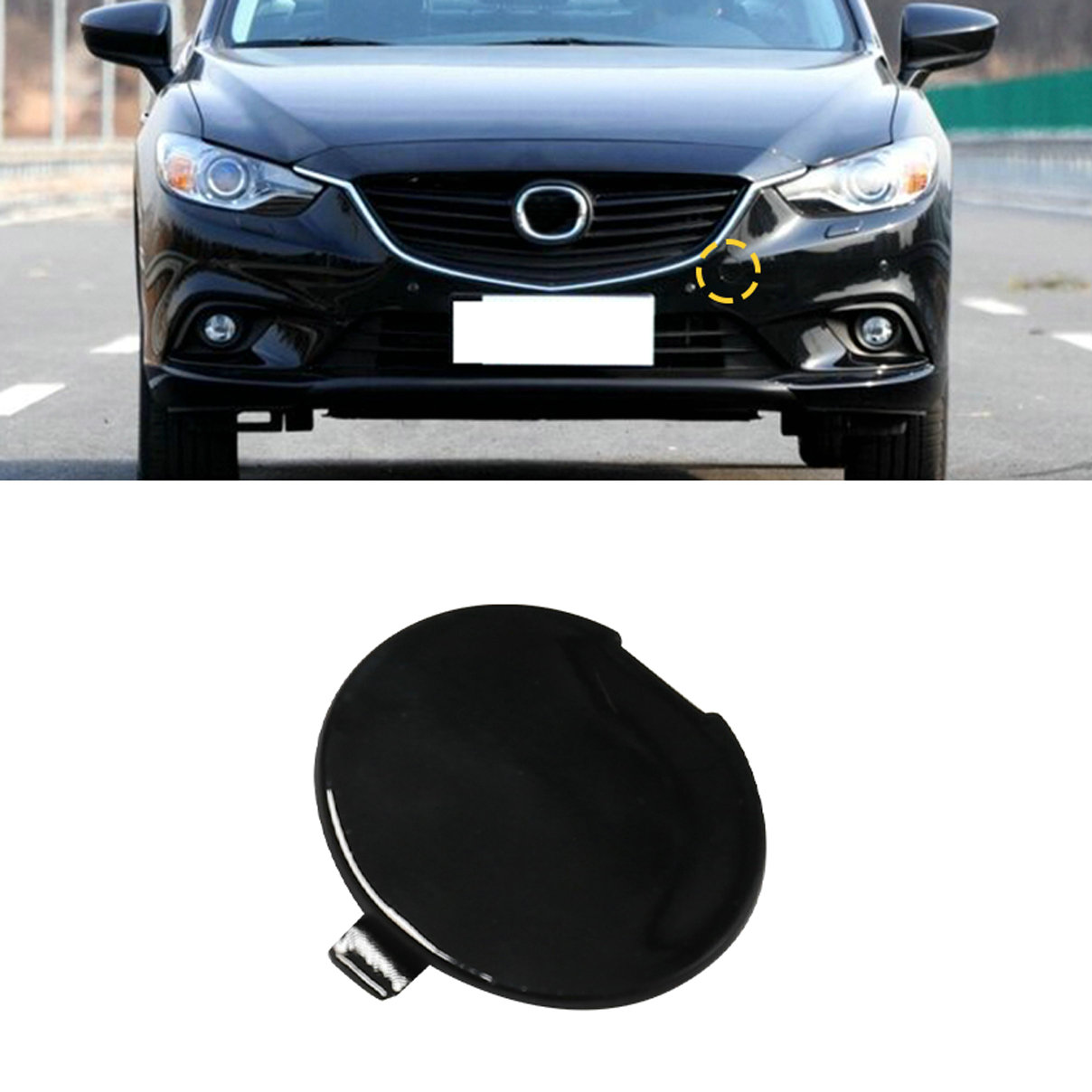 For 2013 2014 2015 2016 Mazda 6 Front Bumper Towing Tow Hook