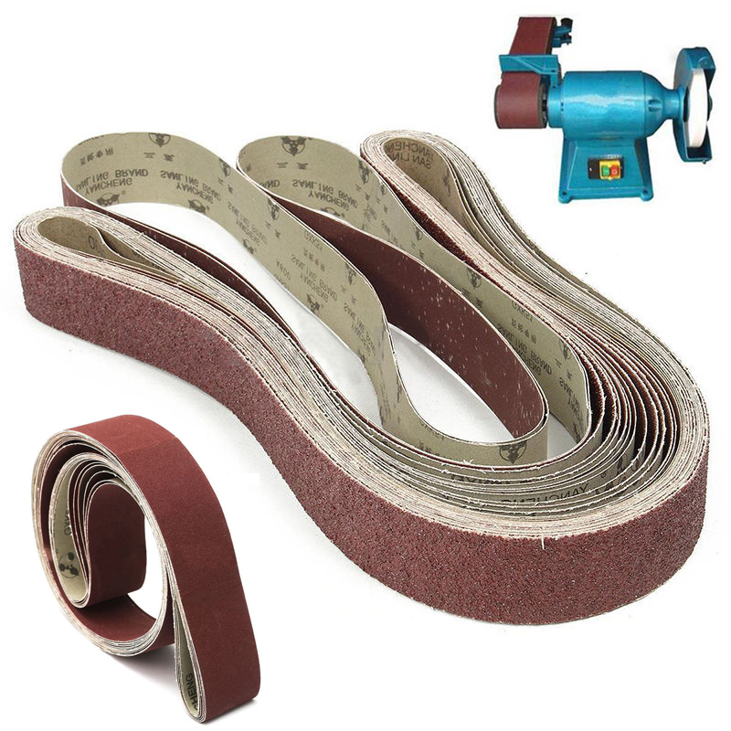 2''x72'' 36~1000 Grit Sanding Belt For Metal Wood Grinding Abrasive ...