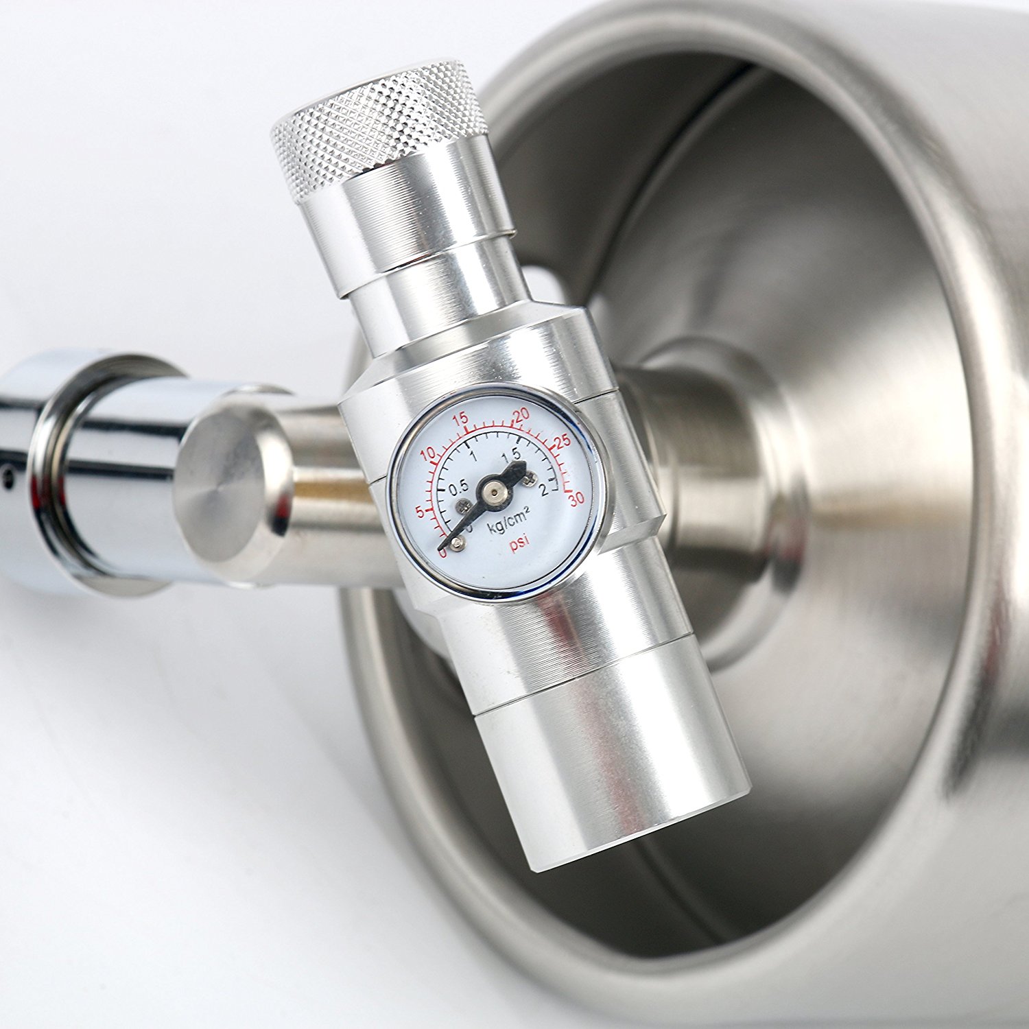 Mini CO2 Regulator 128 Oz Keg System Kegerator Homebrew Beer Dispensor