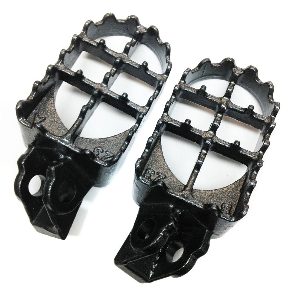 Motocross Dirt Bike MX Racing Foot Pegs Steel For Kawasaki KX65 KX80 ...