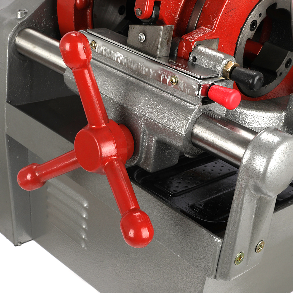 Electric Pipe Threader Machine (1/2" 2") Threading Cutter, Deburrer