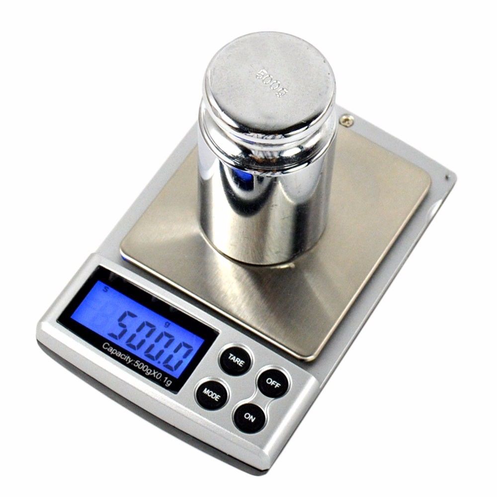 500g//1kg Digital Pocket Scale Weighing Weigh Kitchen Gram Jewelry Scale Balance