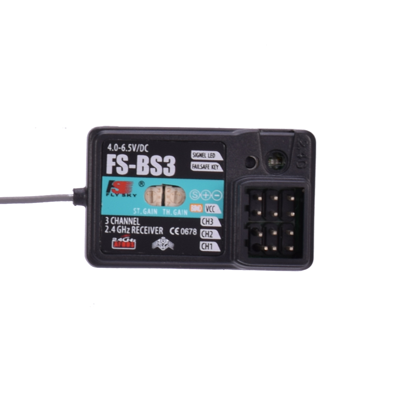 Flysky FS-BS3 2.4G 3CH Receiver with Gyro Stabilization for FS-IT4S FS