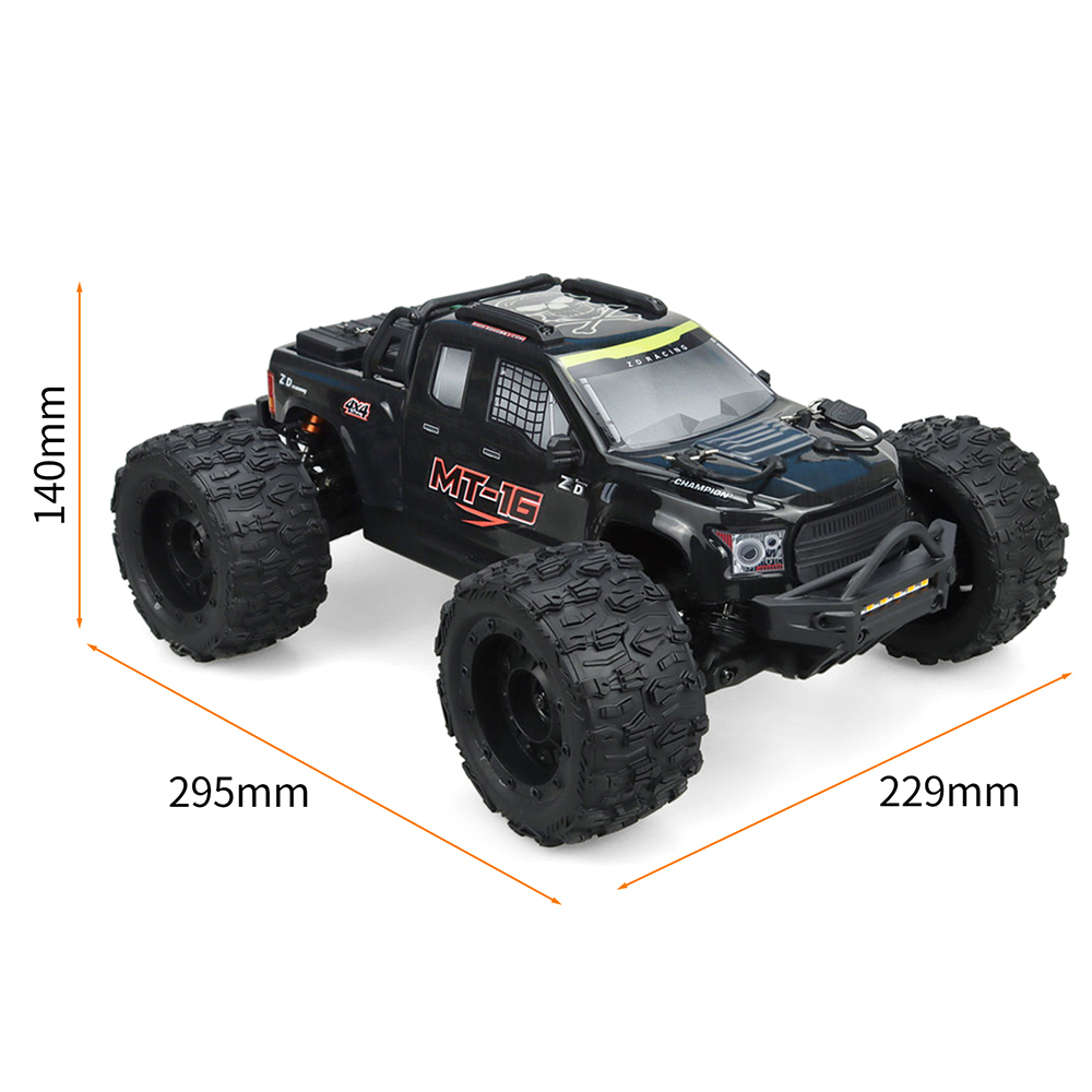 ZD Racing MT-16 RC Car 1/16 4WD 2.4G 4CH Off-Road Car 2845