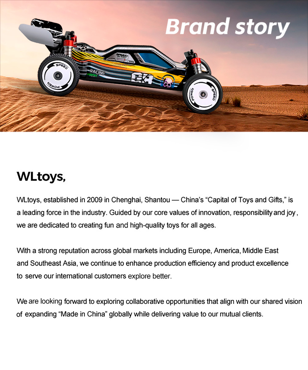 WLToys 244016 RC Racing Car 1/24 2WD 2.4G RTF Electric Remote