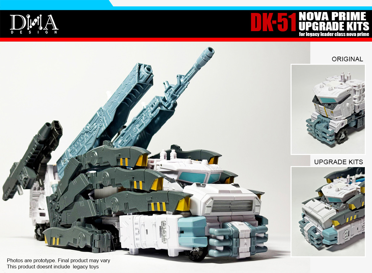 トランスフォーマー ノヴァプライム ＆ dna dk-51 セット DNA DK-51 Upgrade Kit For Legacy Leader Class Nova Prime WITH
