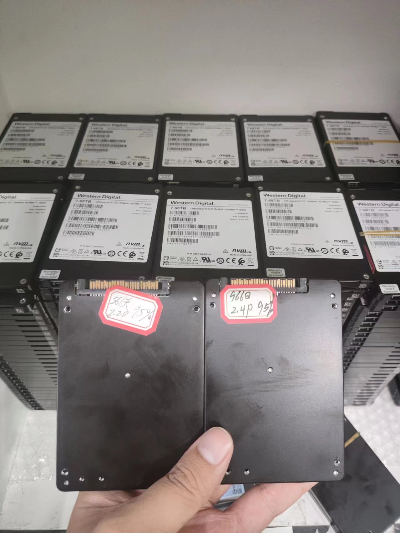 WD DC SN640 7.68TB SSD NVME U.2 Ultrastar Solid State Drive 